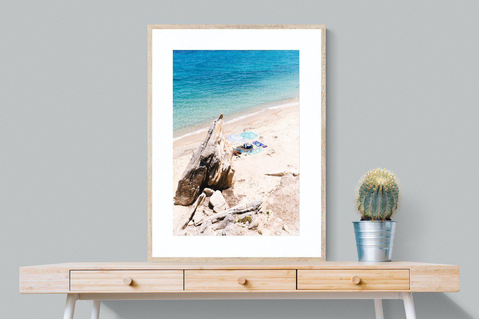 Fava Beach-Wall_Art-75 x 100cm-Framed Print-Wood-Pixalot