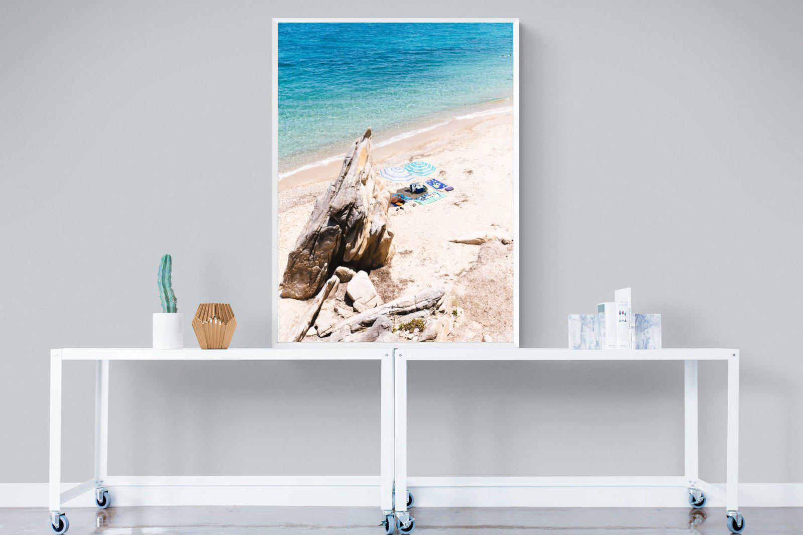 Fava Beach-Wall_Art-90 x 120cm-Mounted Canvas-White-Pixalot