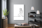 Female Form-Wall_Art-120 x 180cm-Mounted Canvas-White-Pixalot