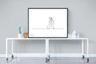Female Form-Wall_Art-120 x 90cm-Framed Print-Black-Pixalot