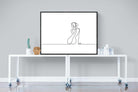 Female Form-Wall_Art-120 x 90cm-Mounted Canvas-Black-Pixalot