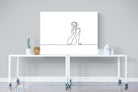 Female Form-Wall_Art-120 x 90cm-Mounted Canvas-No Frame-Pixalot