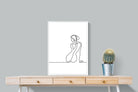 Female Form-Wall_Art-60 x 80cm-Mounted Canvas-White-Pixalot