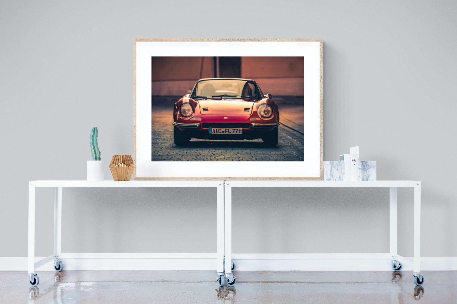 Ferrari Dino-Wall_Art-120 x 90cm-Framed Print-Wood-Pixalot