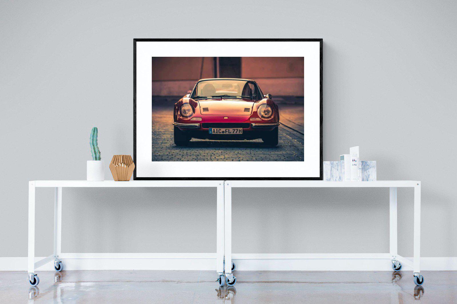 Ferrari Dino-Wall_Art-120 x 90cm-Framed Print-Black-Pixalot