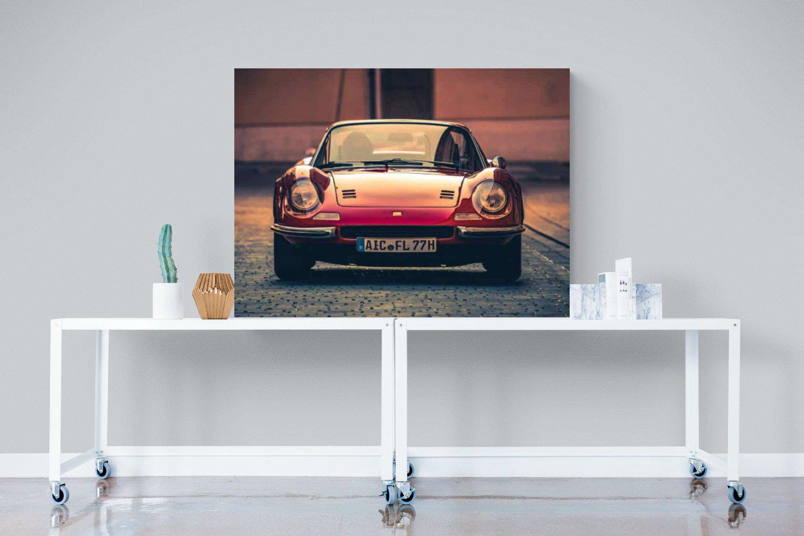 Ferrari Dino-Wall_Art-120 x 90cm-Mounted Canvas-No Frame-Pixalot