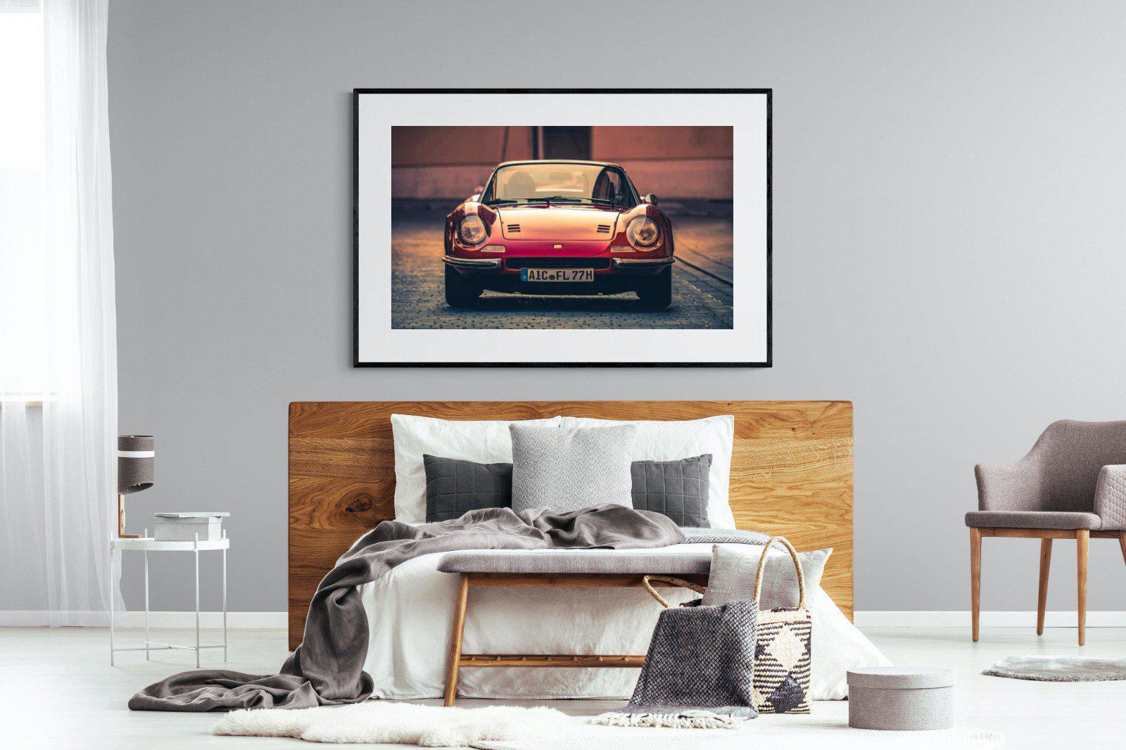Ferrari Dino-Wall_Art-150 x 100cm-Framed Print-Black-Pixalot