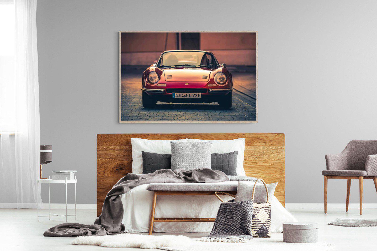 Ferrari Dino-Wall_Art-150 x 100cm-Mounted Canvas-Wood-Pixalot