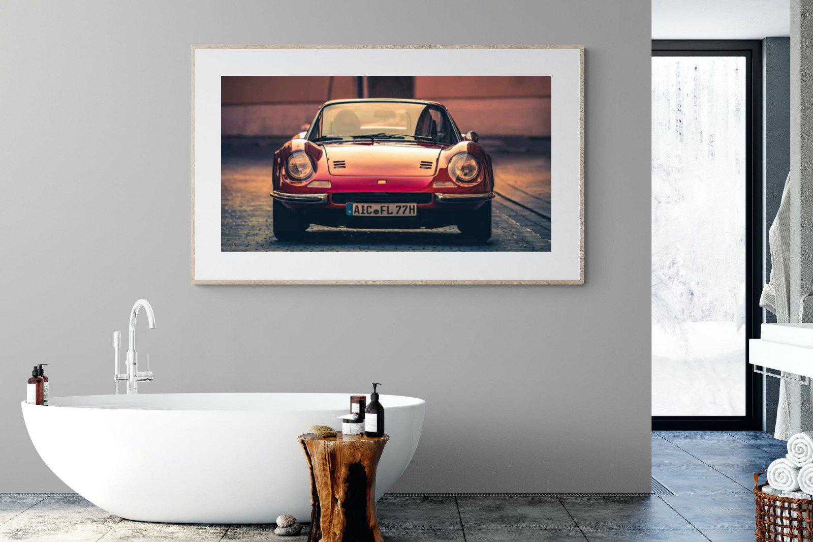 Ferrari Dino-Wall_Art-180 x 110cm-Framed Print-Wood-Pixalot