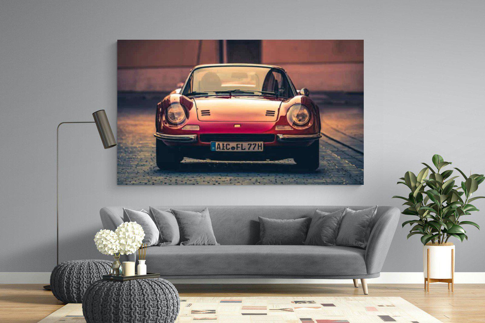Ferrari Dino-Wall_Art-220 x 130cm-Mounted Canvas-No Frame-Pixalot