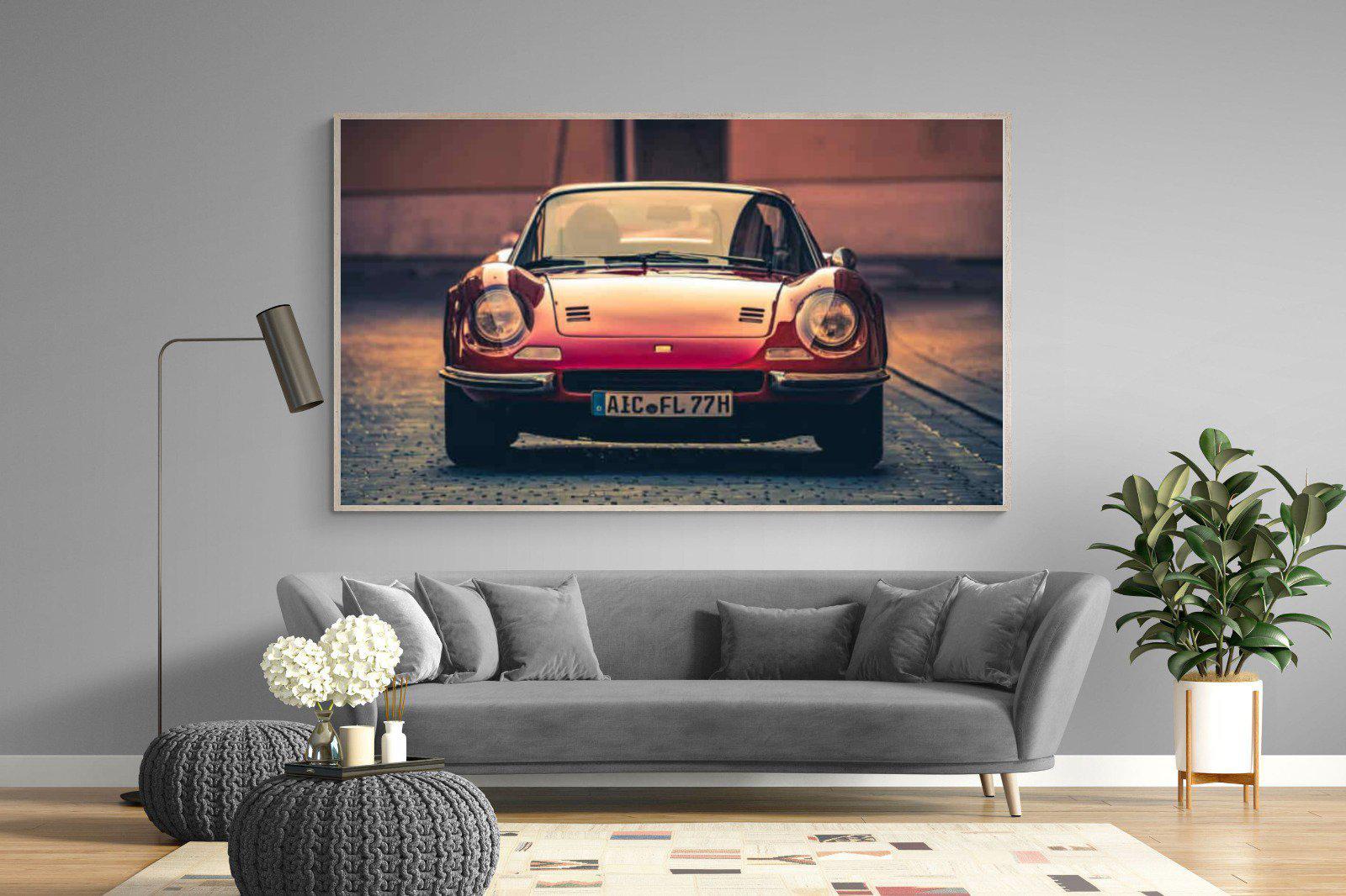 Ferrari Dino-Wall_Art-220 x 130cm-Mounted Canvas-Wood-Pixalot