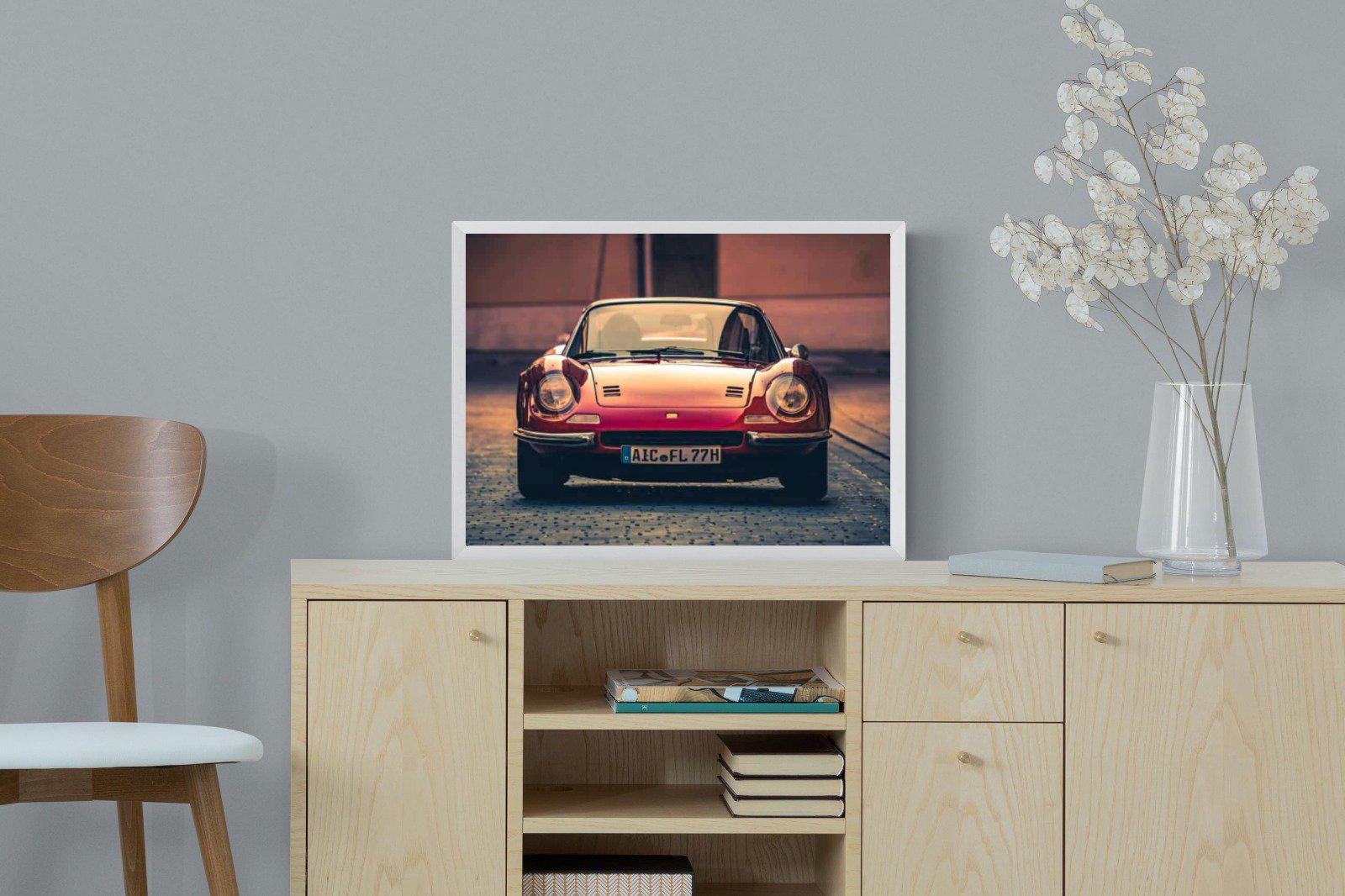 Ferrari Dino-Wall_Art-60 x 45cm-Mounted Canvas-White-Pixalot