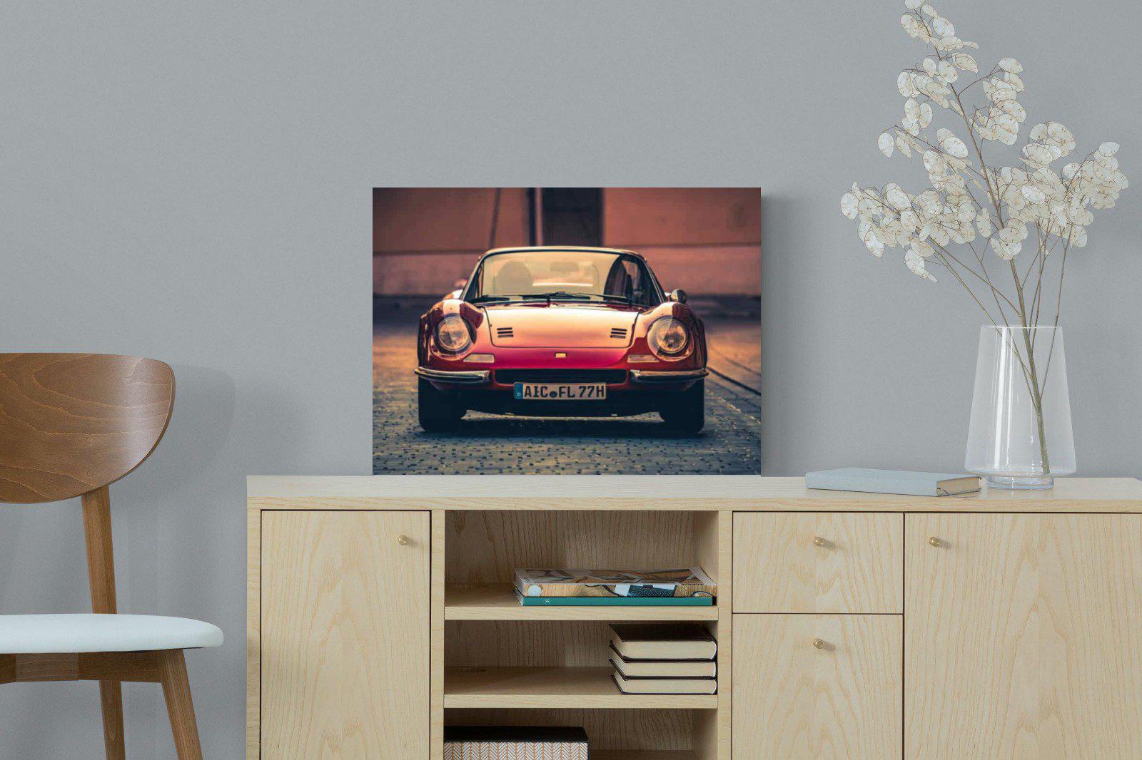 Ferrari Dino-Wall_Art-60 x 45cm-Mounted Canvas-No Frame-Pixalot