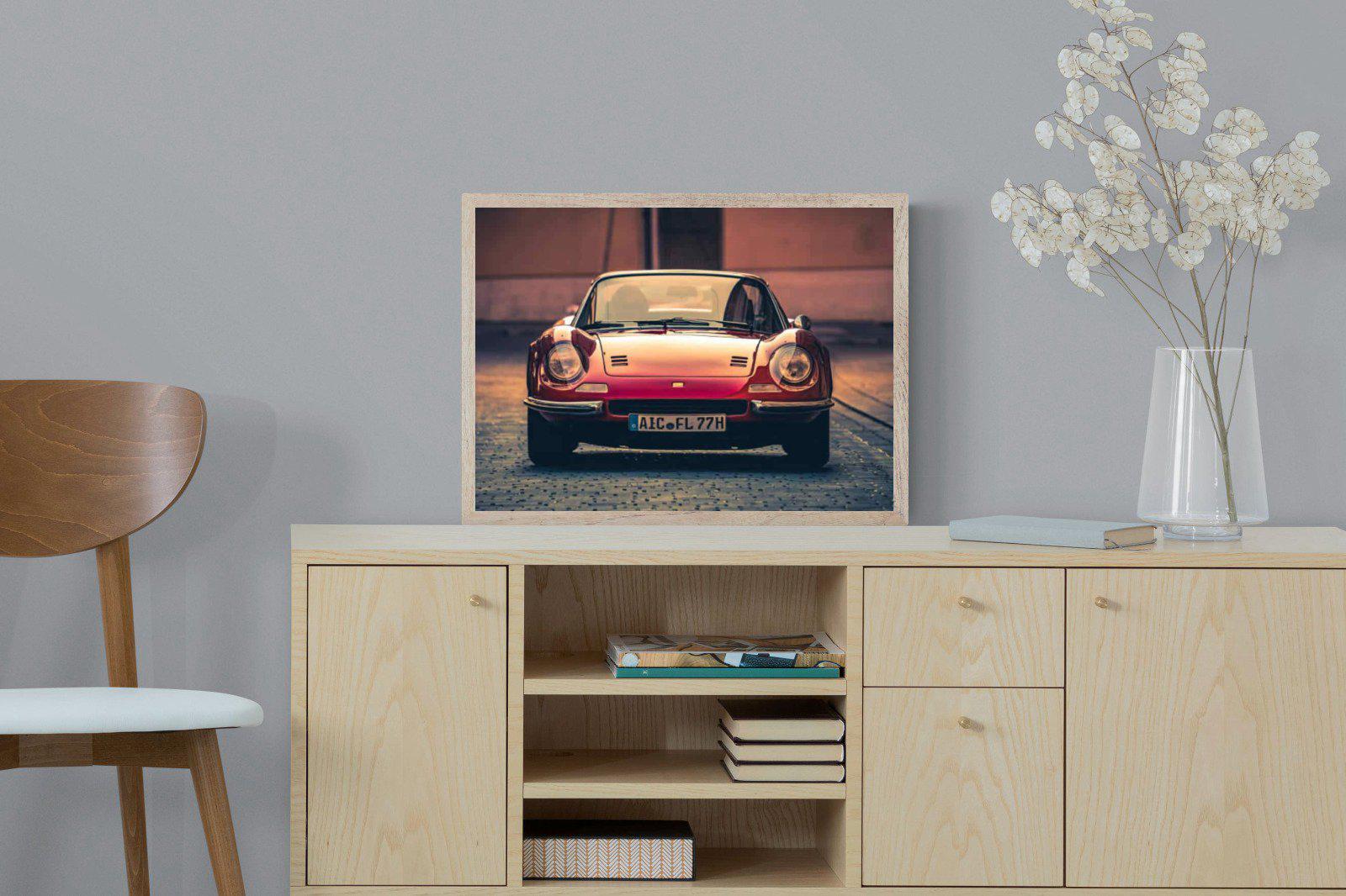 Ferrari Dino-Wall_Art-60 x 45cm-Mounted Canvas-Wood-Pixalot