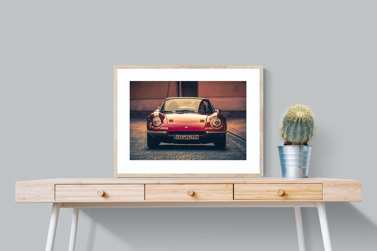 Ferrari Dino-Wall_Art-80 x 60cm-Framed Print-Wood-Pixalot