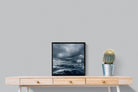 Fierce Ocean-Wall_Art-50 x 50cm-Mounted Canvas-Black-Pixalot