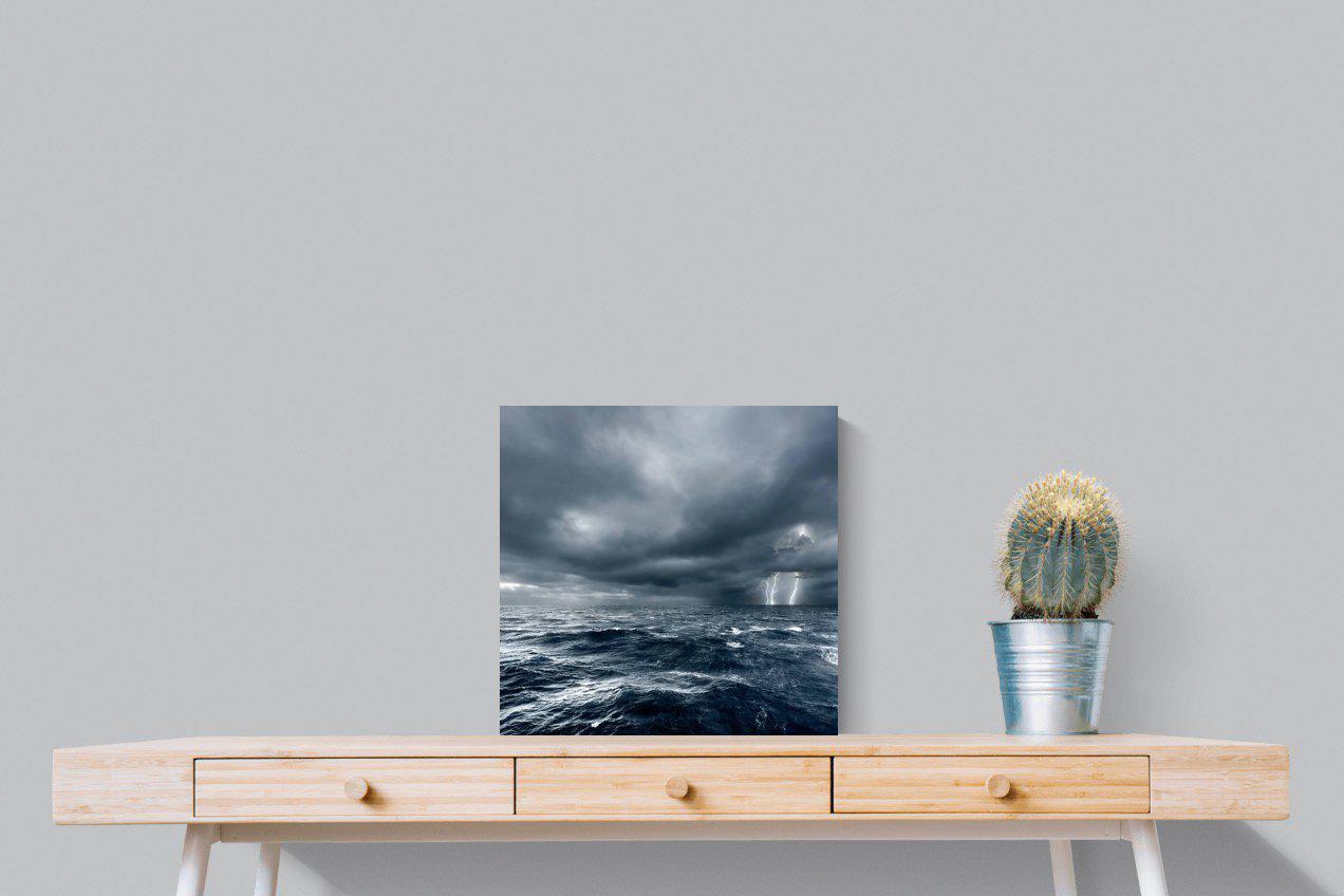 Fierce Ocean-Wall_Art-50 x 50cm-Mounted Canvas-No Frame-Pixalot