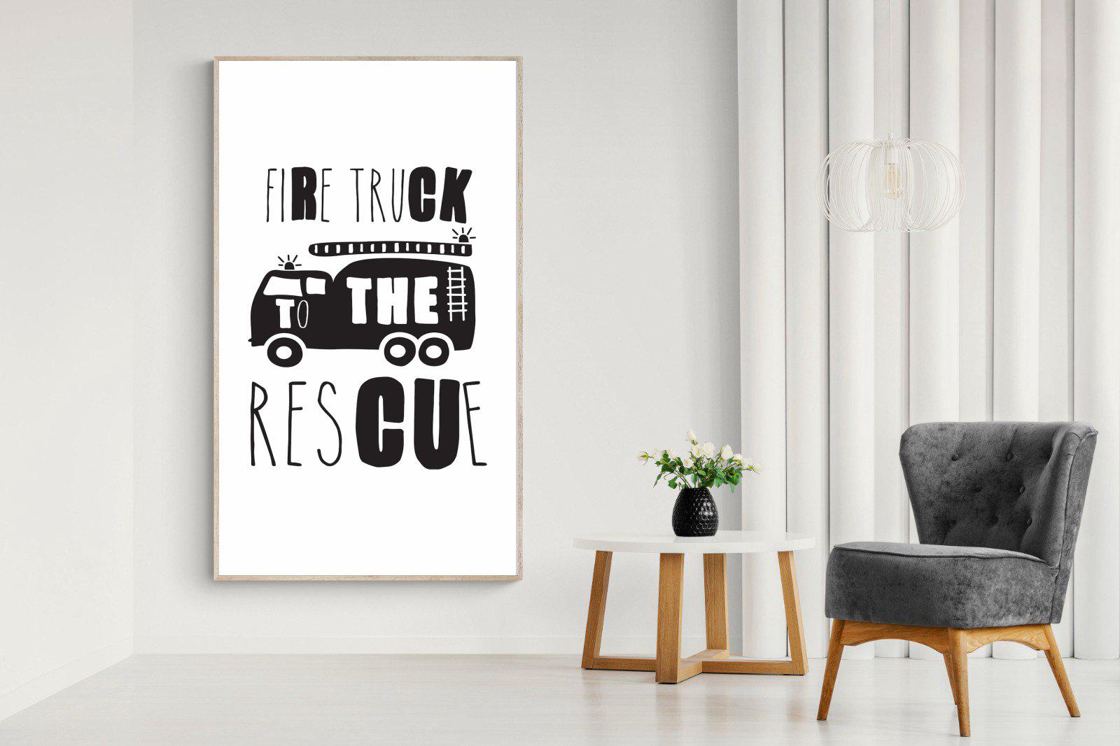 Fire Truck-Wall_Art-Pixalot
