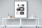 Fire Truck-Wall_Art-90 x 120cm-Mounted Canvas-Black-Pixalot