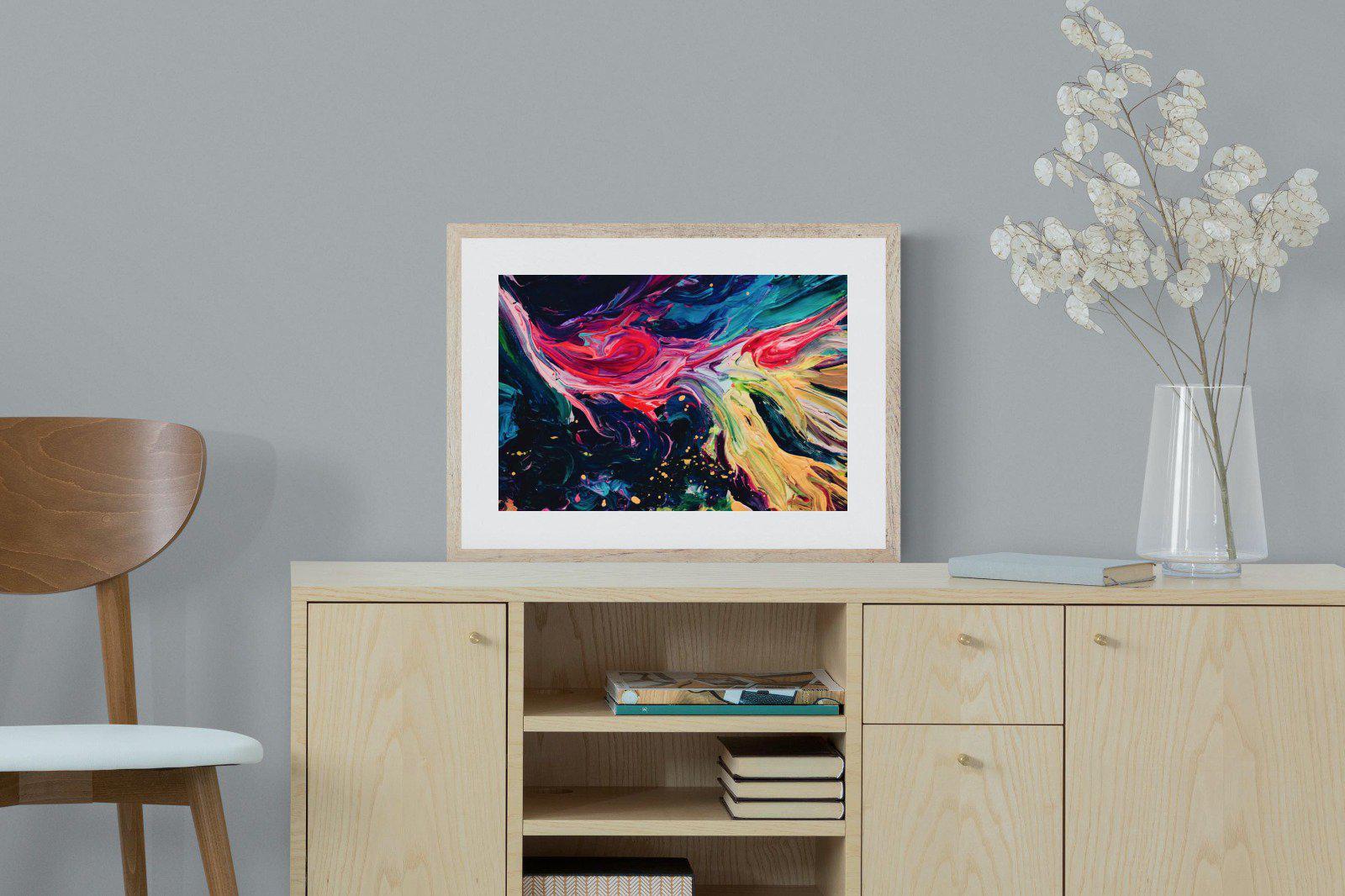 Fireworks-Wall_Art-60 x 45cm-Framed Print-Wood-Pixalot