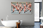 Flamingo Flight-Wall_Art-180 x 110cm-Mounted Canvas-Wood-Pixalot