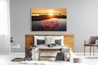 Flamingos-Wall_Art-150 x 100cm-Mounted Canvas-Wood-Pixalot