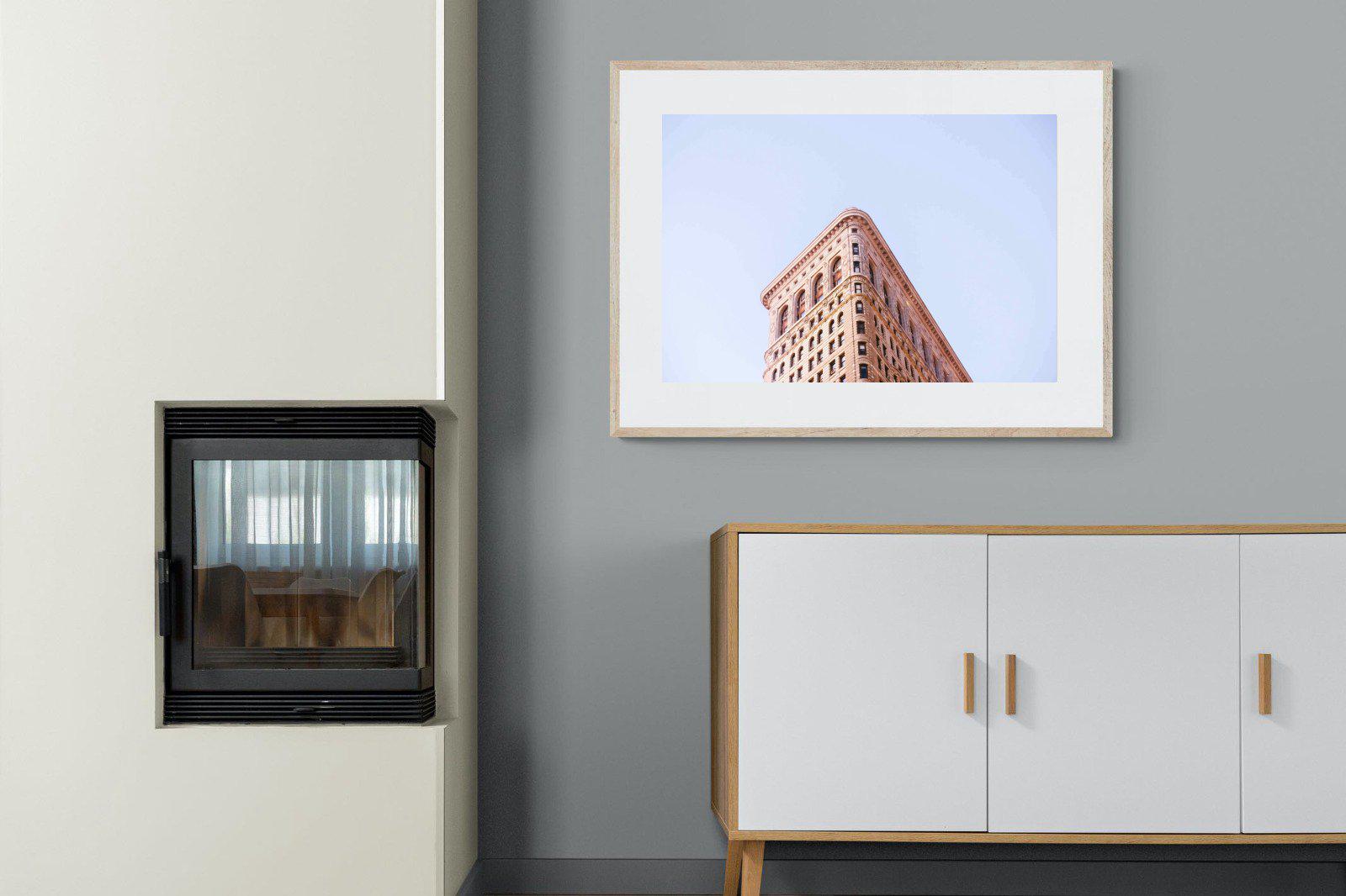 Flatiron Building-Wall_Art-100 x 75cm-Framed Print-Wood-Pixalot