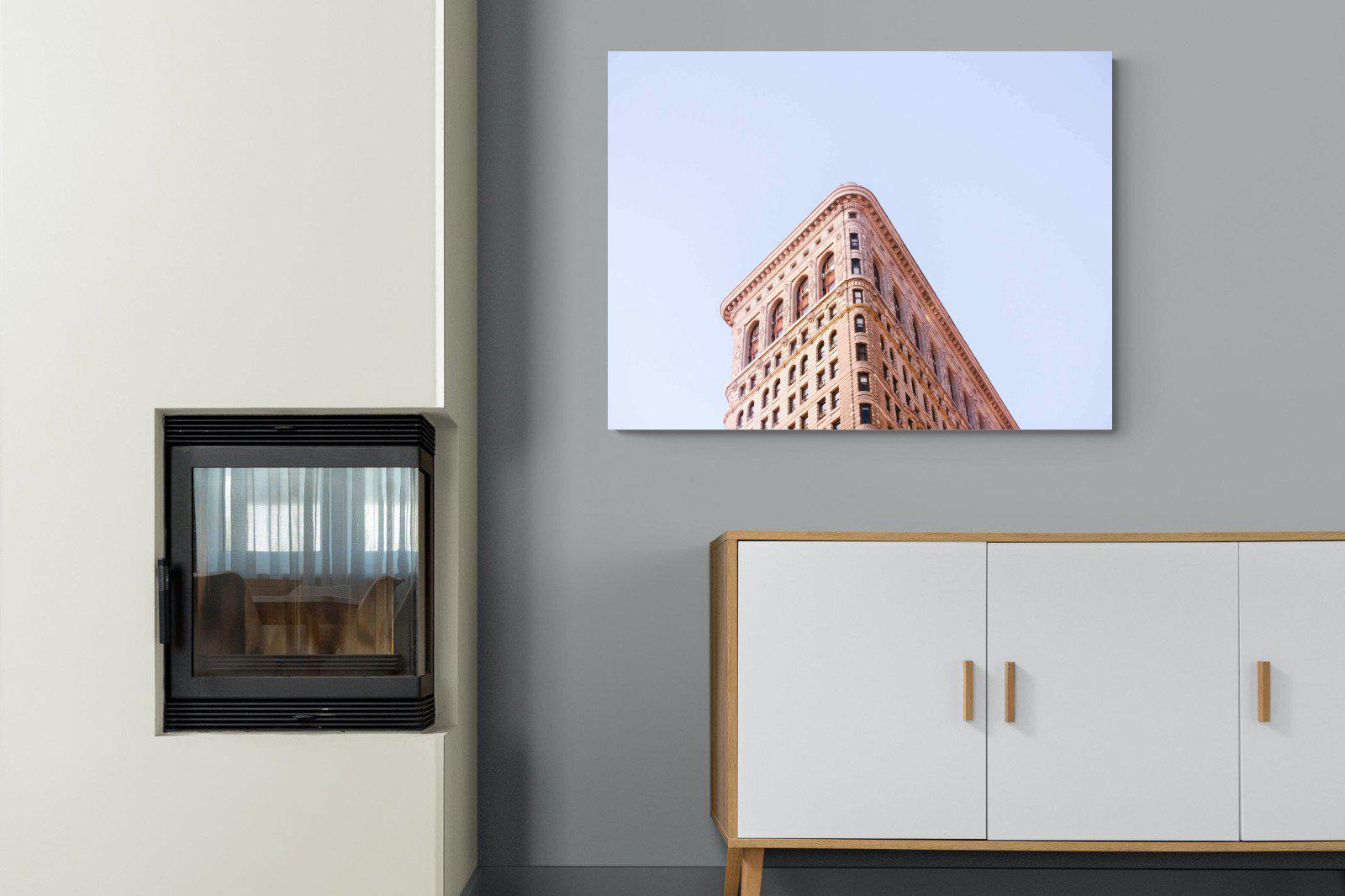 Flatiron Building-Wall_Art-100 x 75cm-Mounted Canvas-No Frame-Pixalot