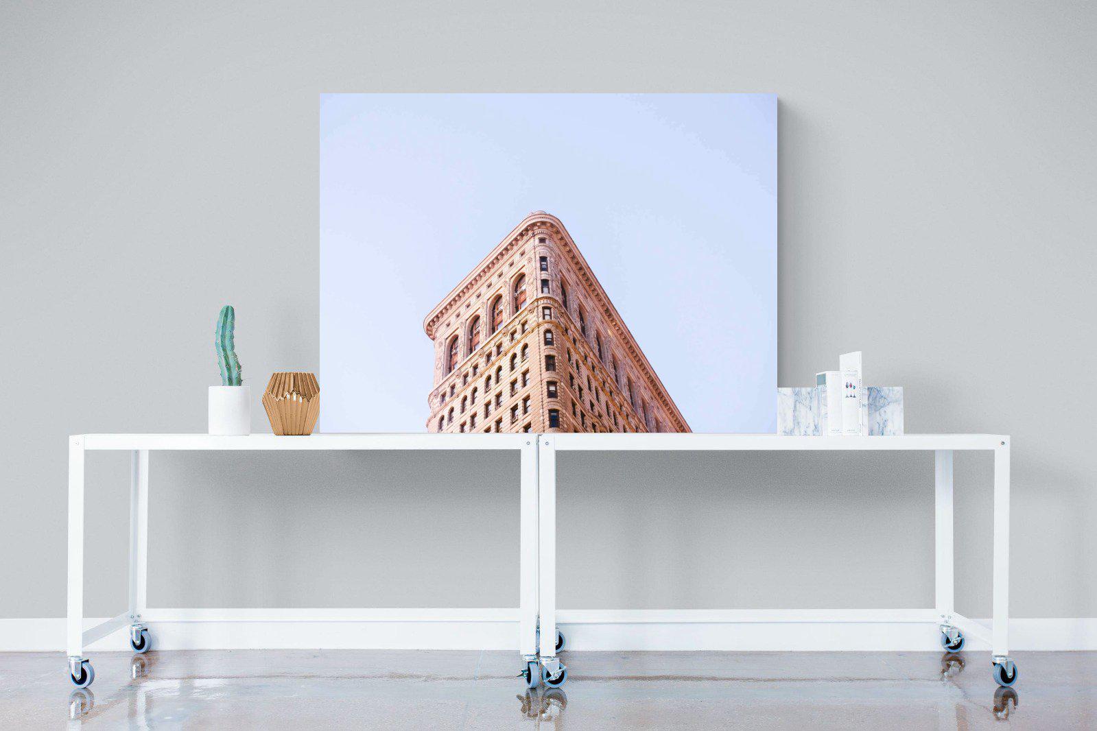Flatiron Building-Wall_Art-120 x 90cm-Mounted Canvas-No Frame-Pixalot