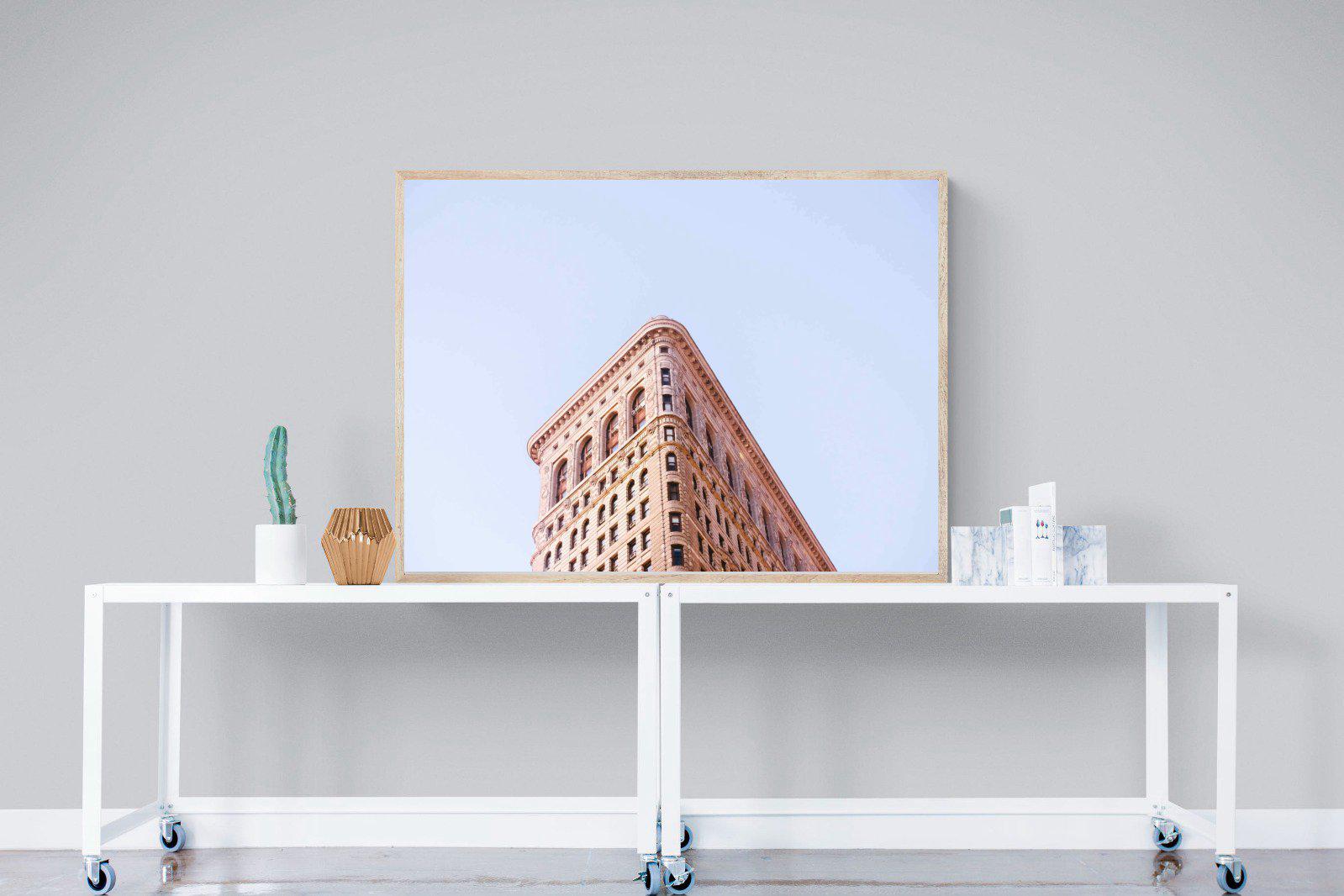 Flatiron Building-Wall_Art-120 x 90cm-Mounted Canvas-Wood-Pixalot