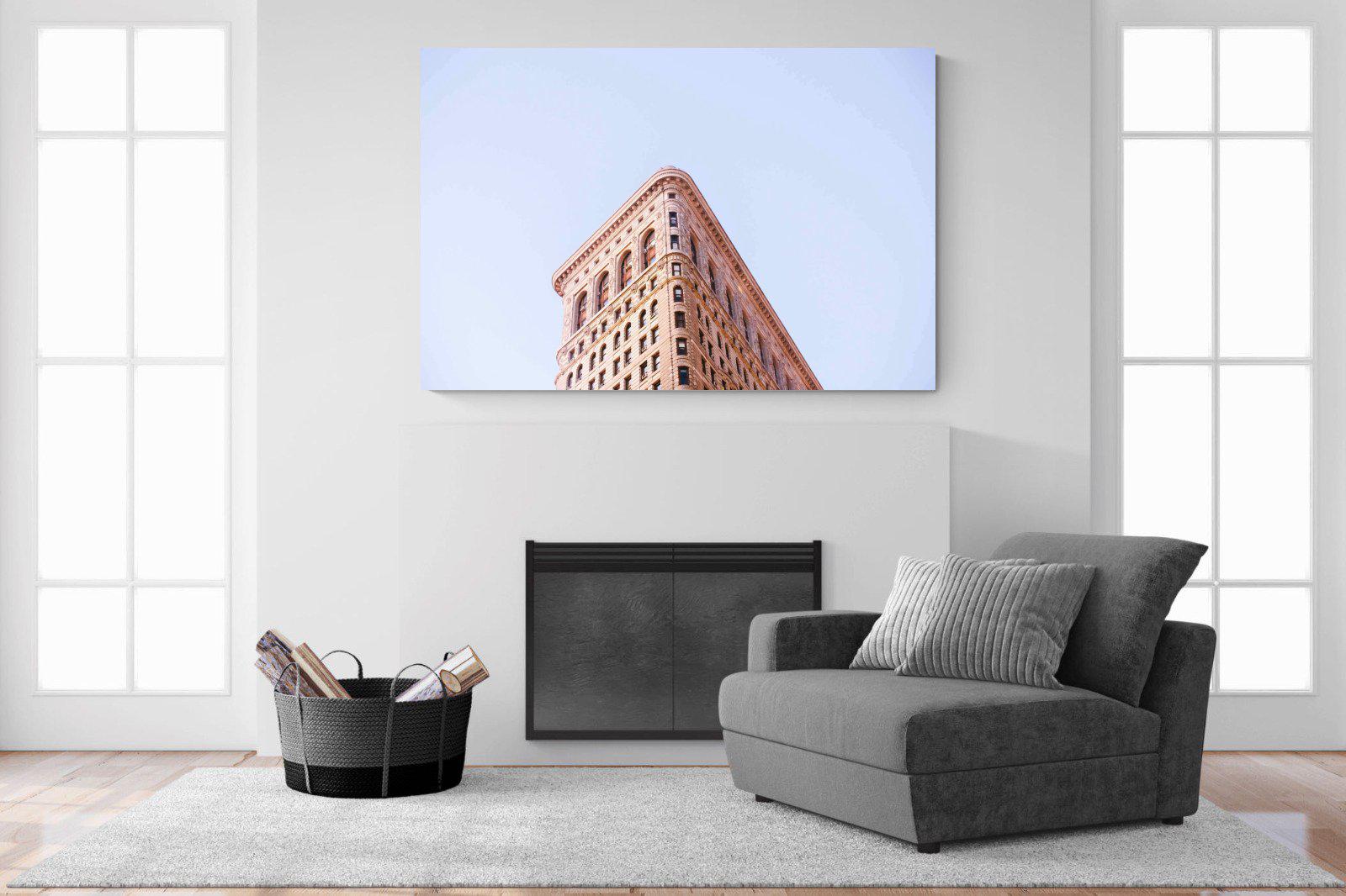 Flatiron Building-Wall_Art-150 x 100cm-Mounted Canvas-No Frame-Pixalot
