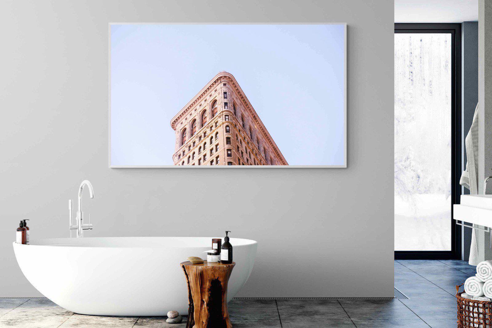 Flatiron Building-Wall_Art-180 x 110cm-Mounted Canvas-White-Pixalot
