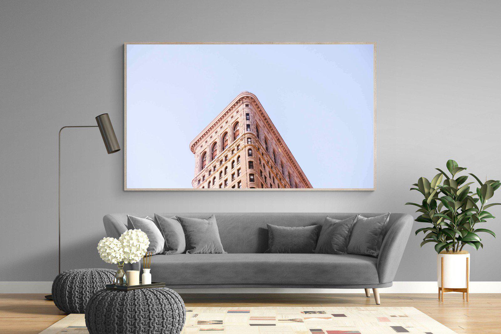 Flatiron Building-Wall_Art-220 x 130cm-Mounted Canvas-Wood-Pixalot