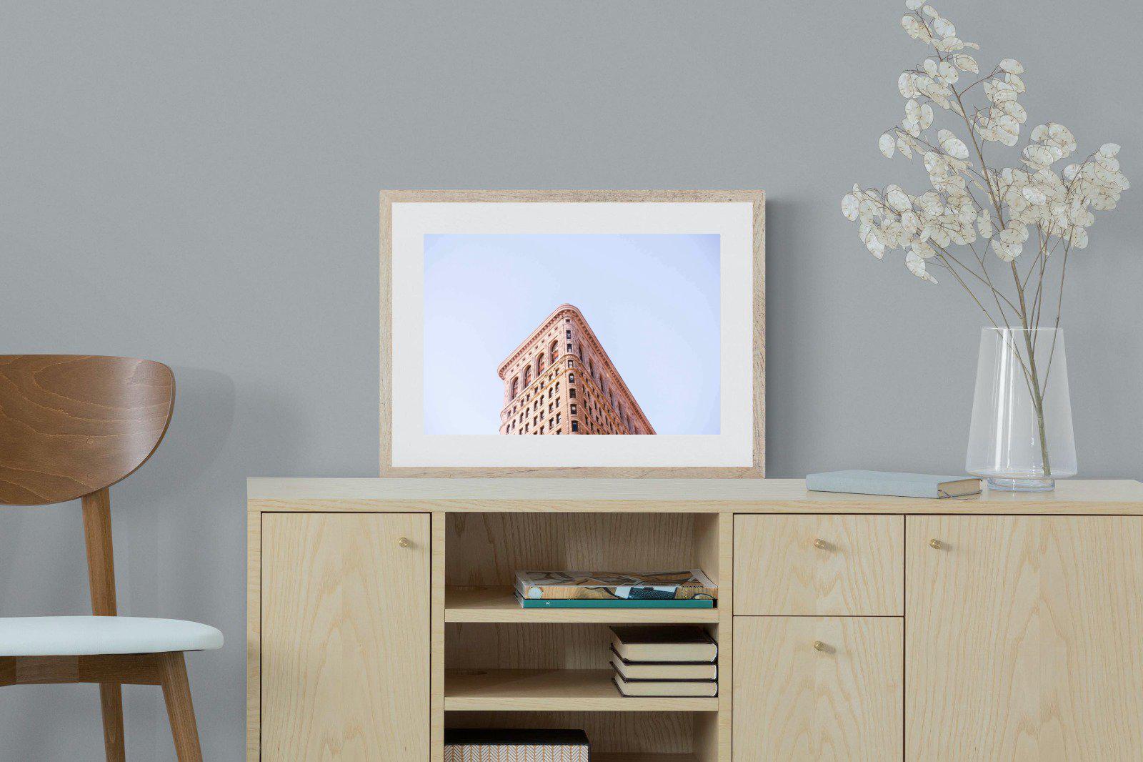 Flatiron Building-Wall_Art-60 x 45cm-Framed Print-Wood-Pixalot