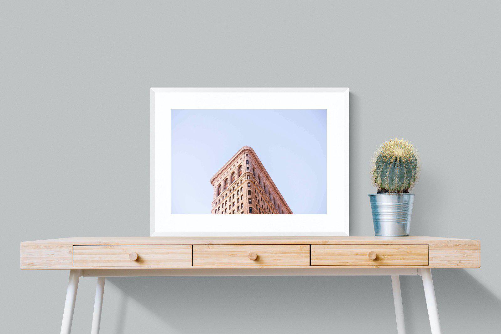 Flatiron Building-Wall_Art-80 x 60cm-Framed Print-White-Pixalot