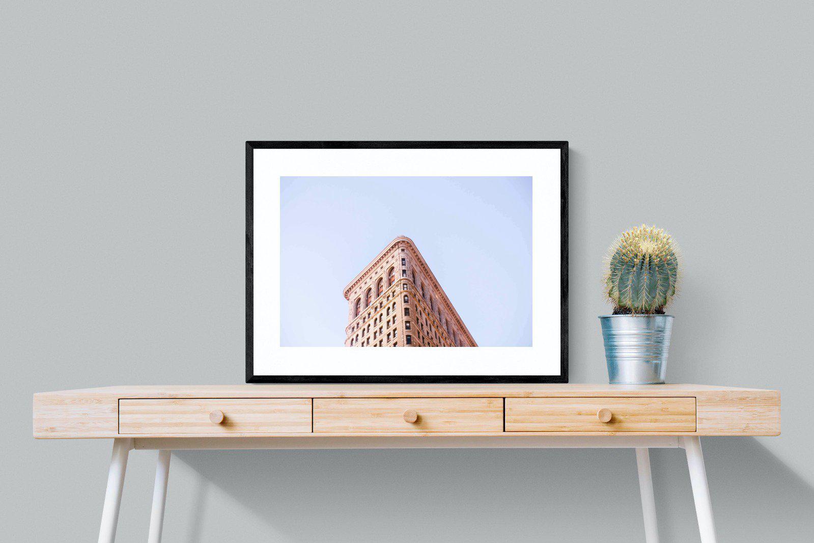 Flatiron Building-Wall_Art-80 x 60cm-Framed Print-Black-Pixalot