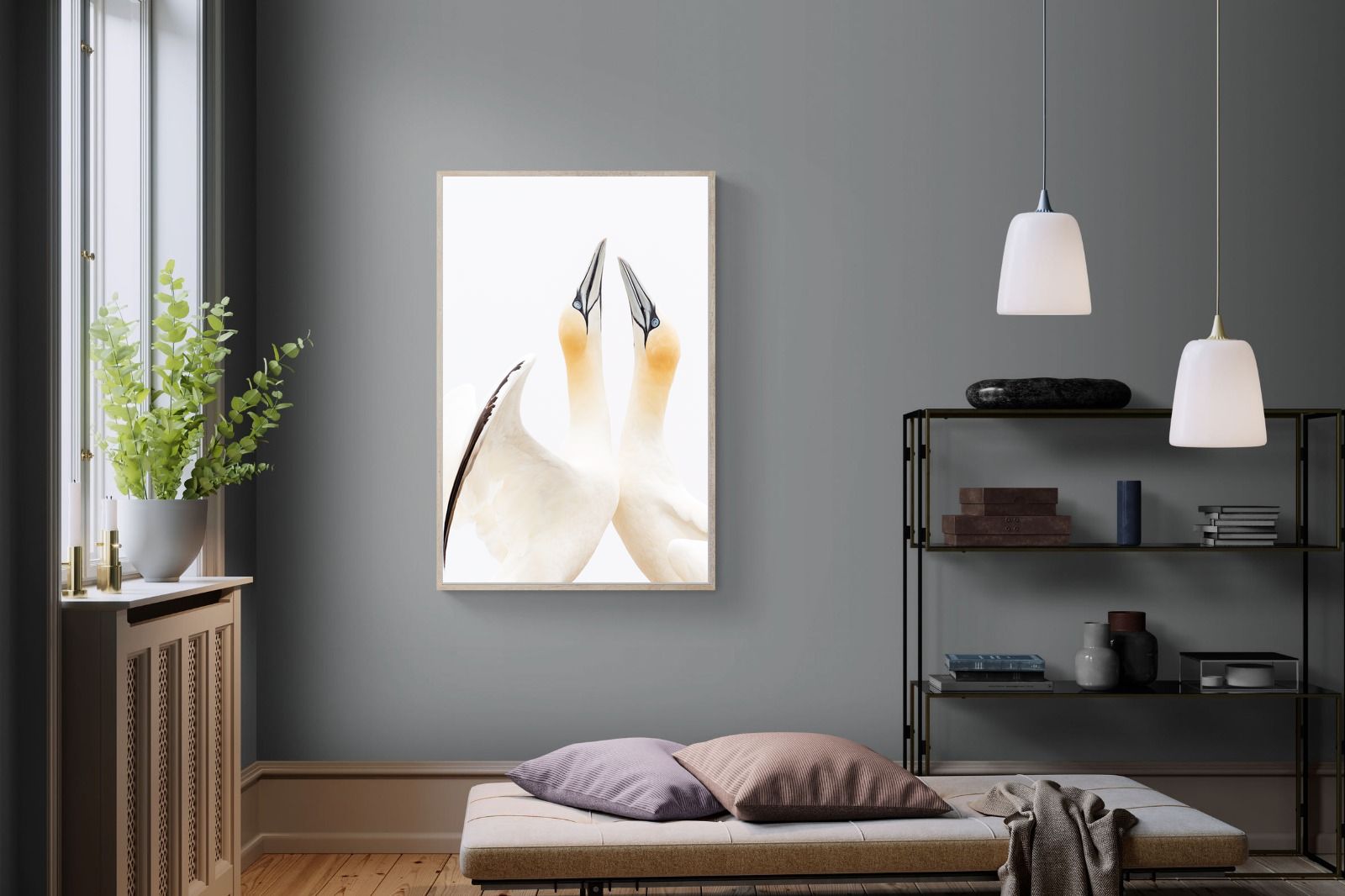 Flirt-Wall_Art-100 x 150cm-Mounted Canvas-Wood-Pixalot