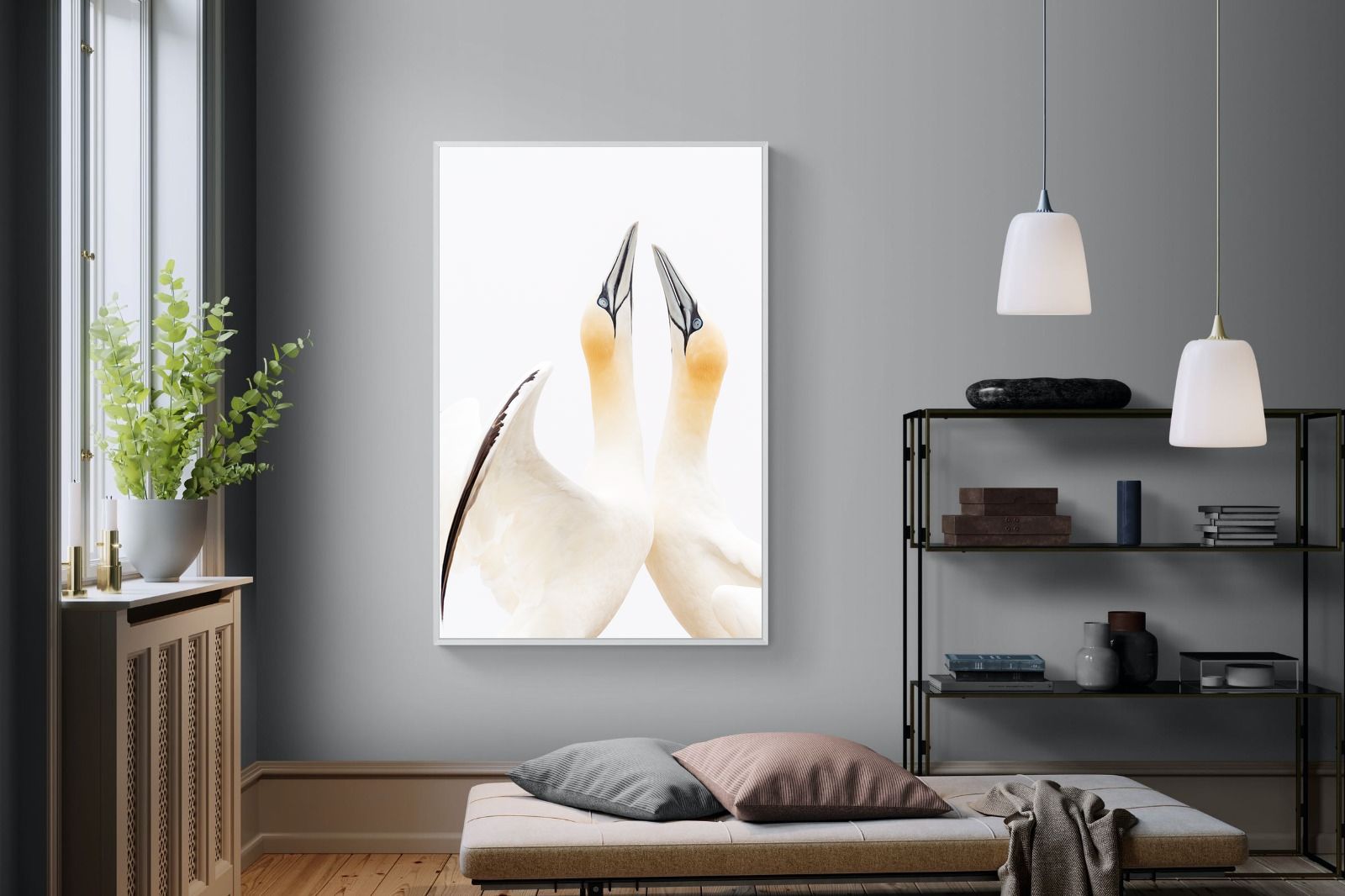 Flirt-Wall_Art-120 x 180cm-Mounted Canvas-White-Pixalot