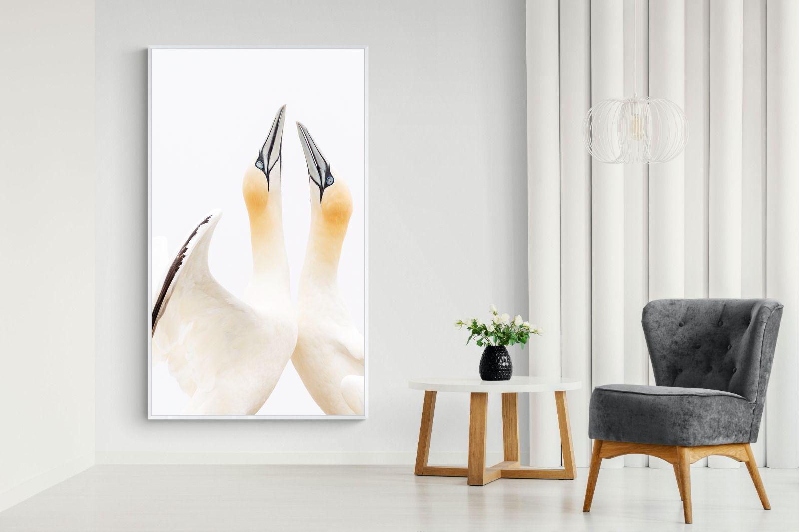Flirt-Wall_Art-130 x 220cm-Mounted Canvas-White-Pixalot