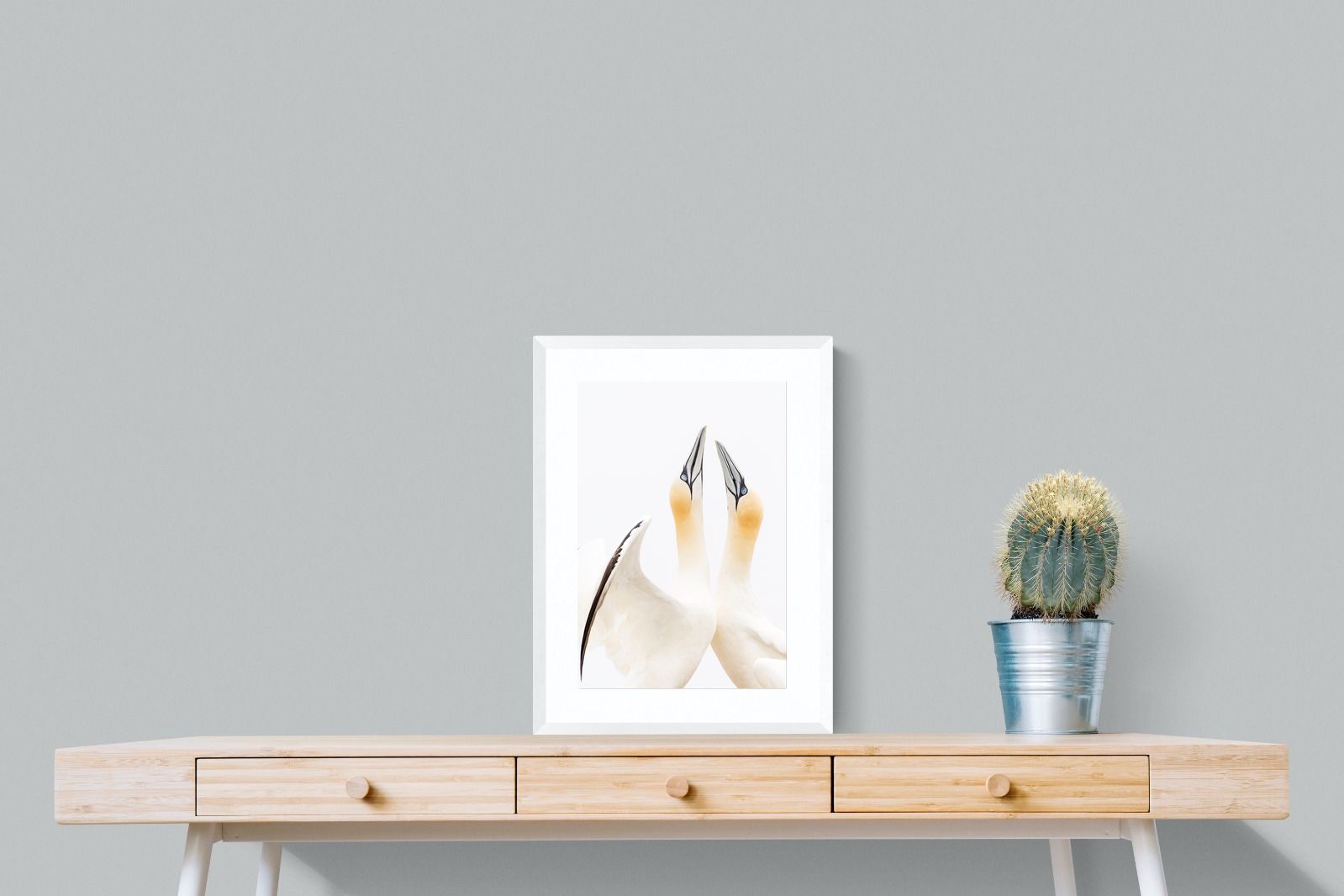 Flirt-Wall_Art-45 x 60cm-Framed Print-White-Pixalot