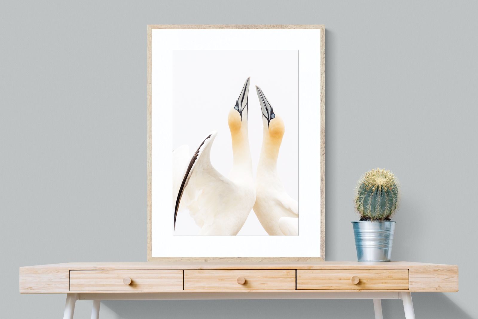 Flirt-Wall_Art-75 x 100cm-Framed Print-Wood-Pixalot
