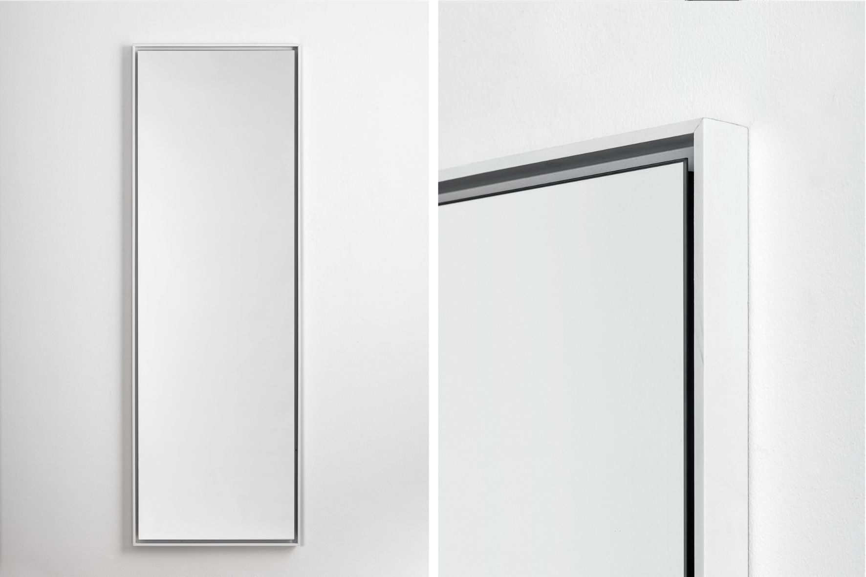Floating Mirror-Wall_Art-White-Pixalot