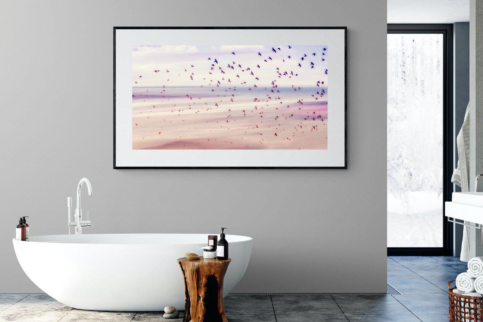 Flock-Wall_Art-180 x 110cm-Framed Print-Black-Pixalot