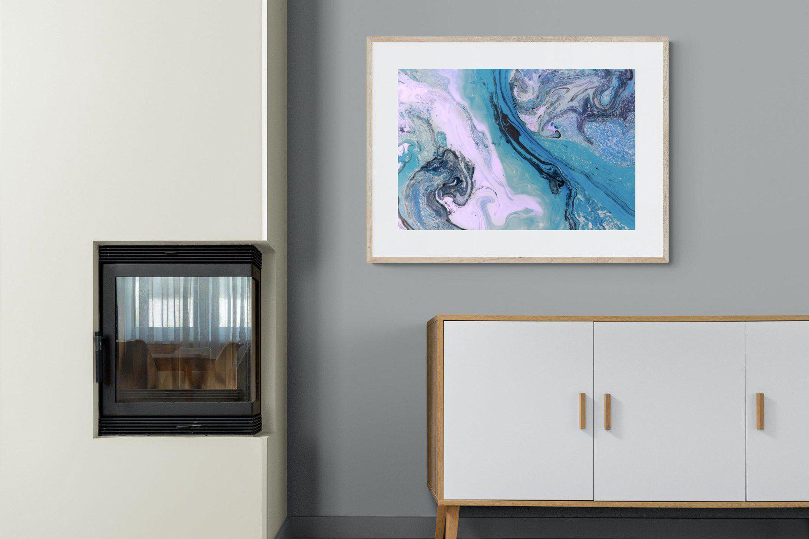 Fluid-Wall_Art-100 x 75cm-Framed Print-Wood-Pixalot