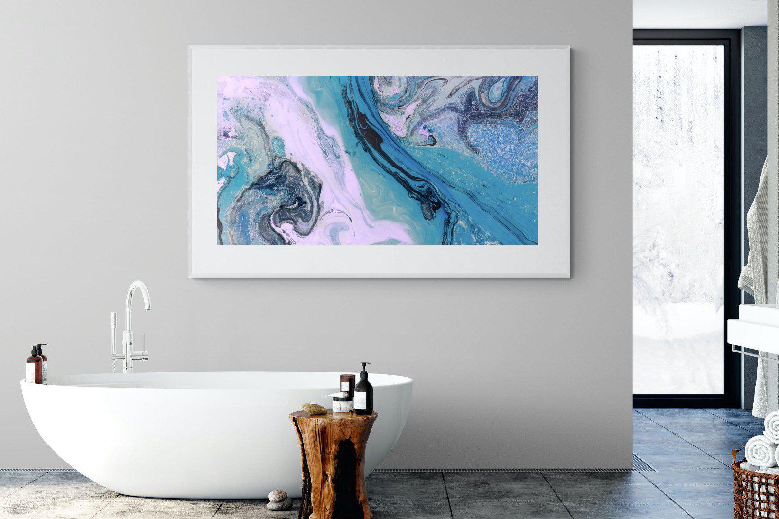 Fluid-Wall_Art-180 x 110cm-Framed Print-White-Pixalot