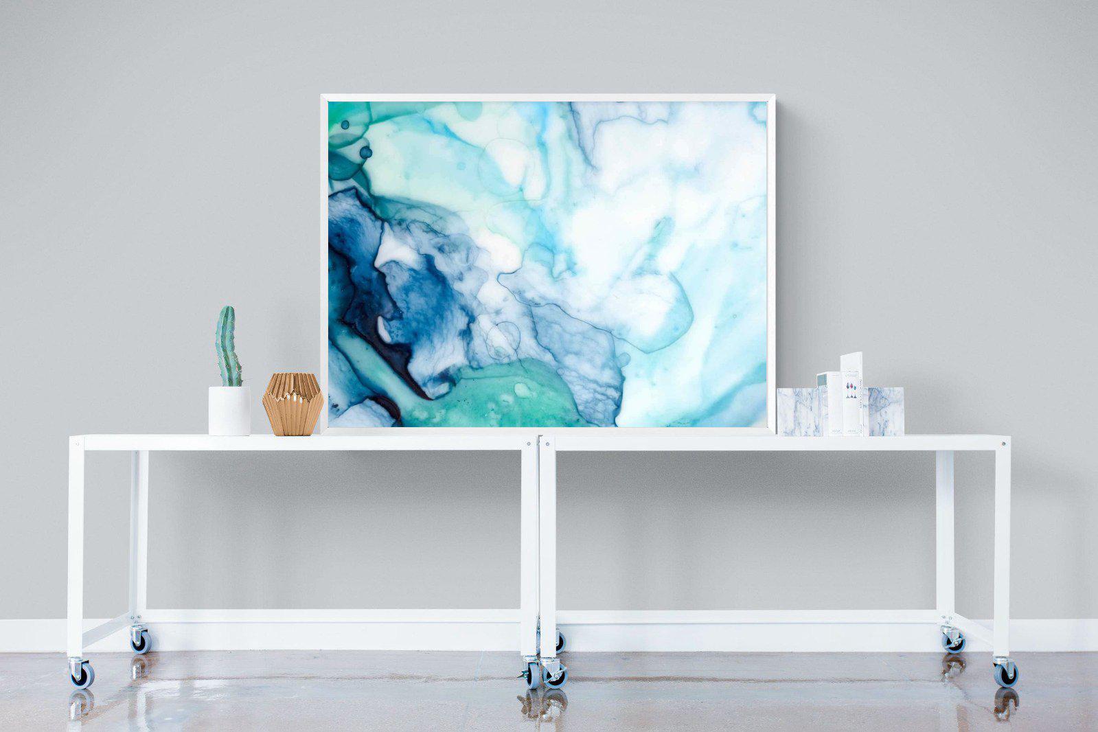 Fluid Texture-Wall_Art-120 x 90cm-Mounted Canvas-White-Pixalot