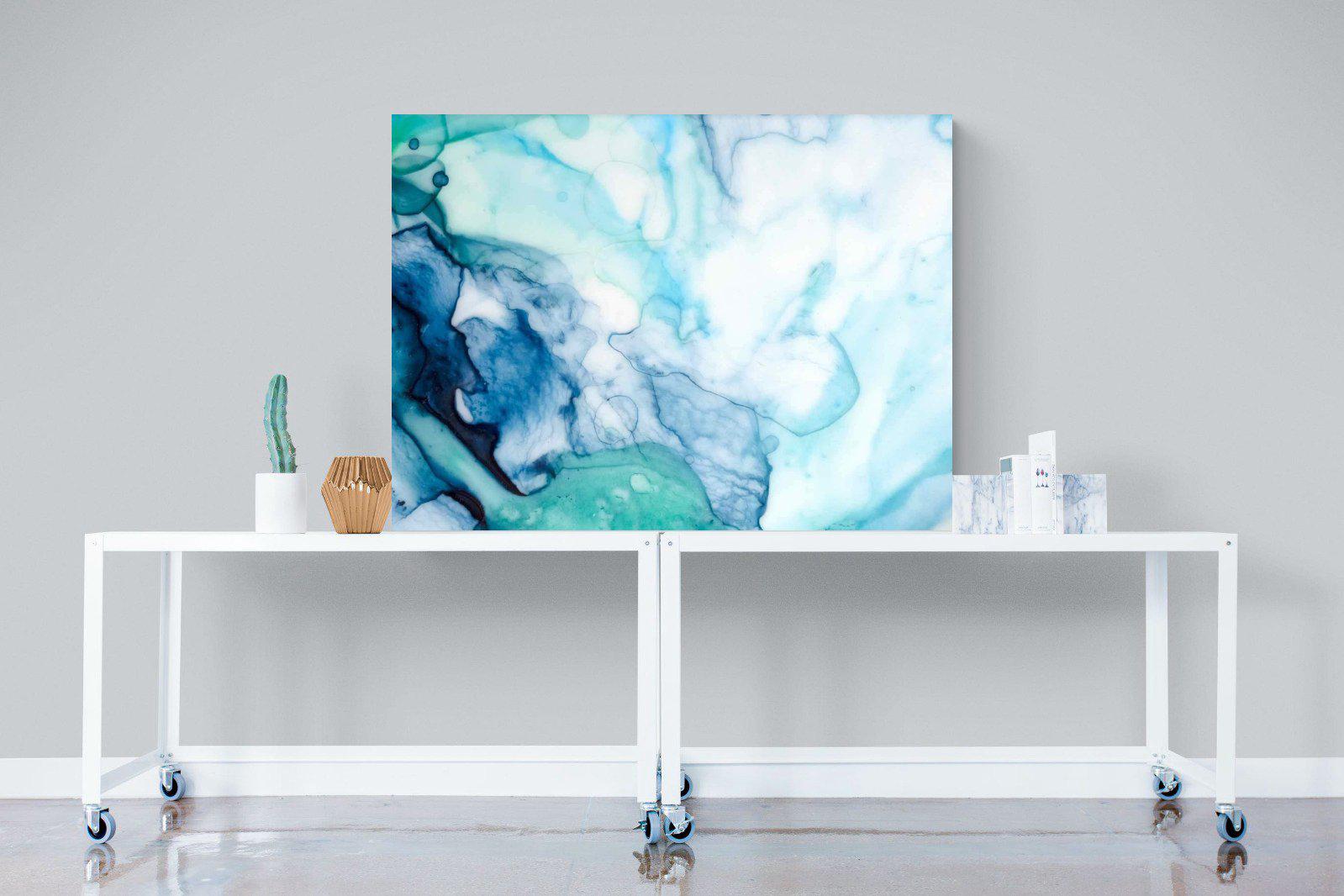 Fluid Texture-Wall_Art-120 x 90cm-Mounted Canvas-No Frame-Pixalot