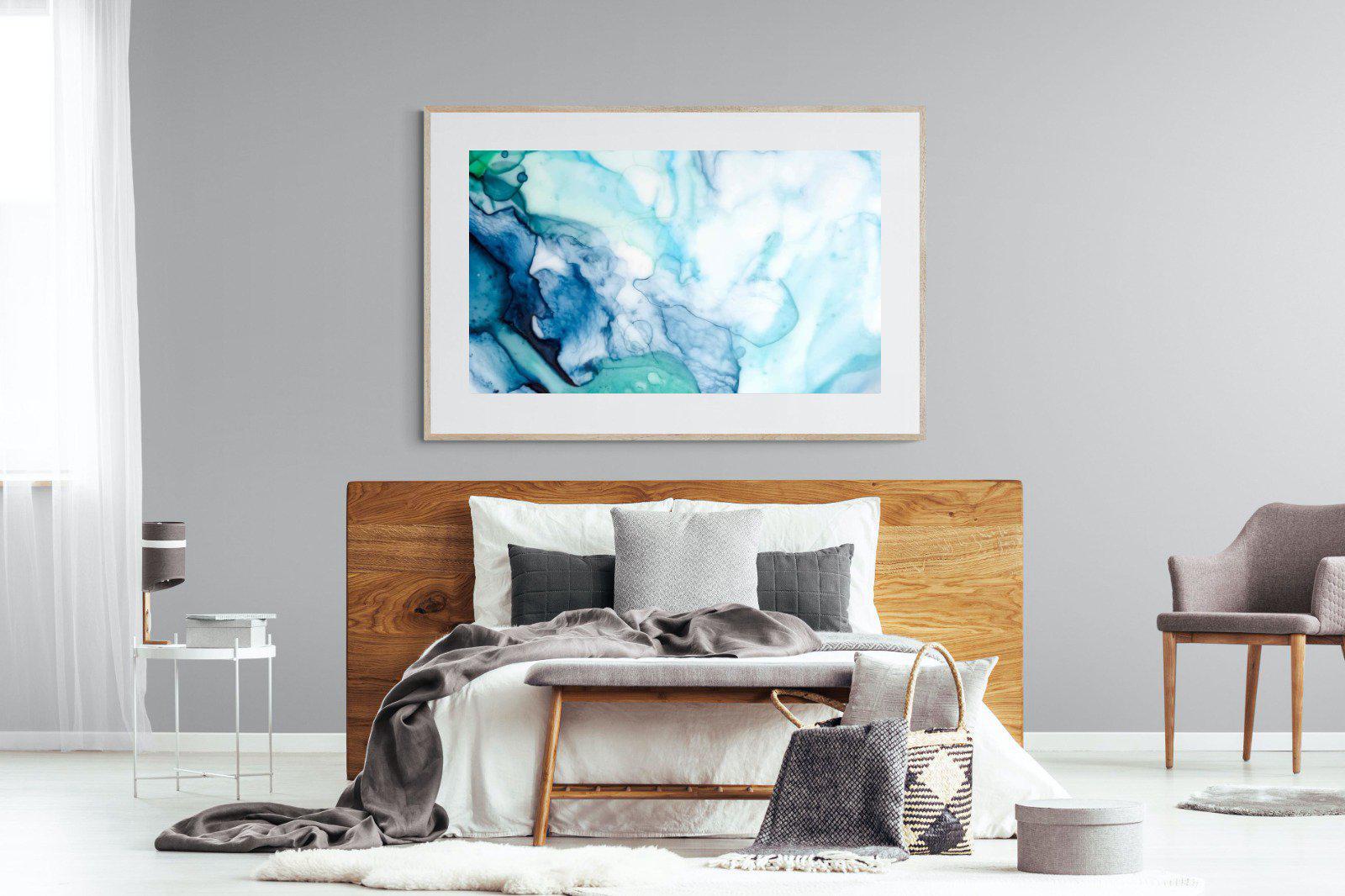 Fluid Texture-Wall_Art-150 x 100cm-Framed Print-Wood-Pixalot