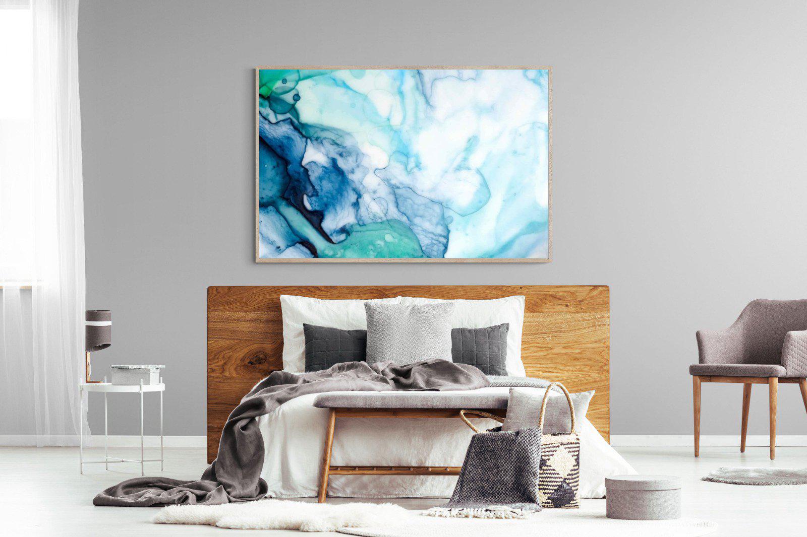 Fluid Texture-Wall_Art-150 x 100cm-Mounted Canvas-Wood-Pixalot