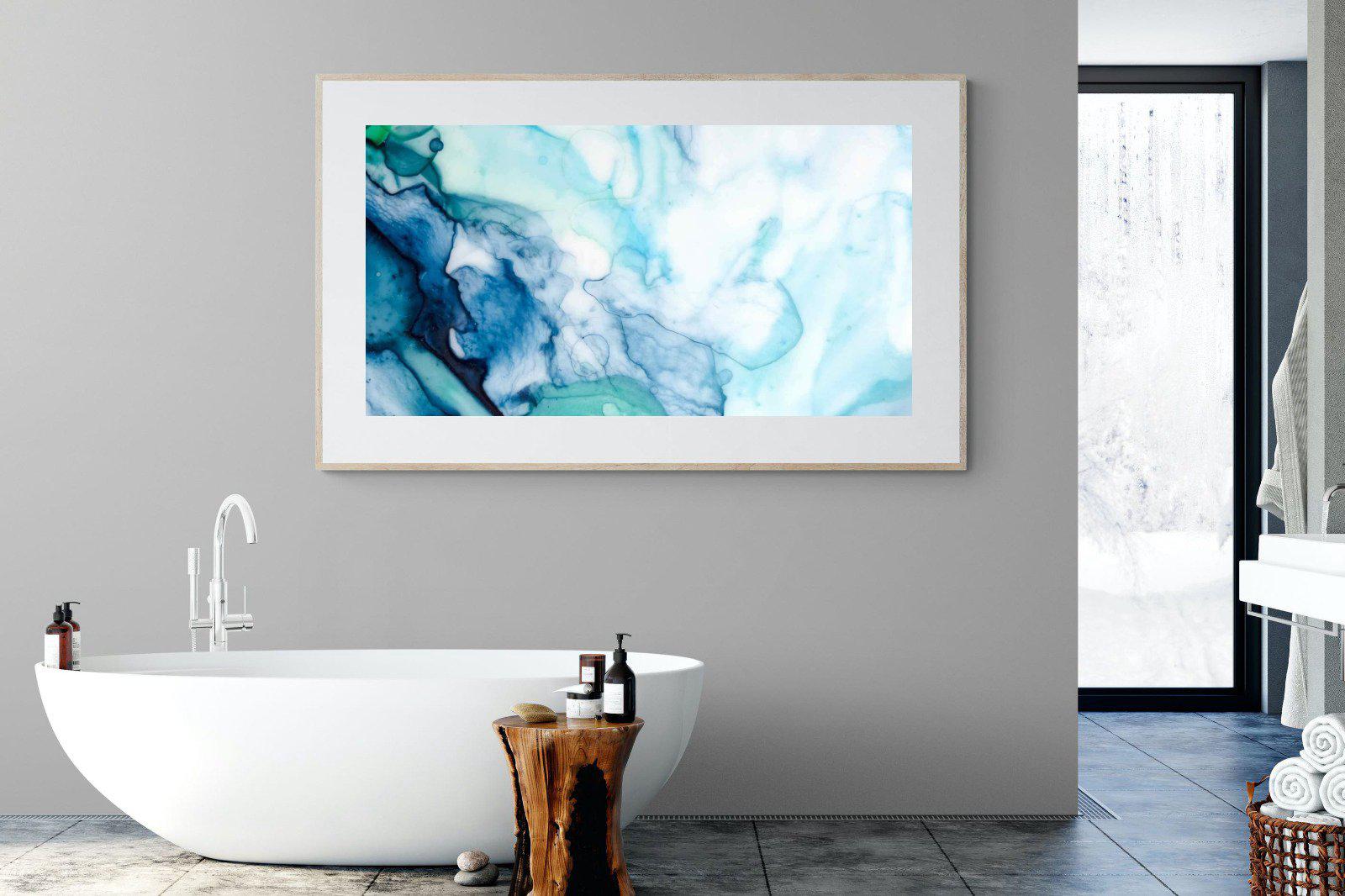 Fluid Texture-Wall_Art-180 x 110cm-Framed Print-Wood-Pixalot